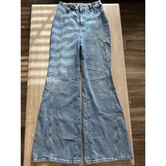 We The Free Denim - We The Free Florence Flare Jeans Medium Light Wash Size 27
